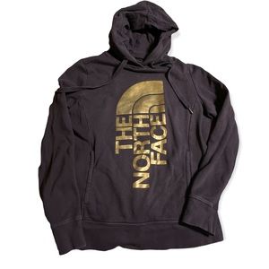 North face deep purple/grey hoodie sweatshirt womens medium - runs small fyi!